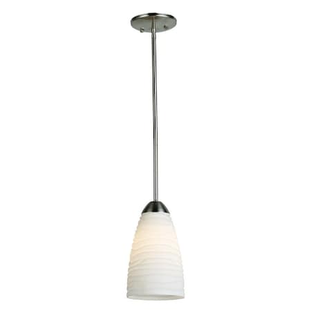 Sunpark Mini LED Pendant Light Fixture, Opal Glass P035-1-62-E26 (No Bulb)